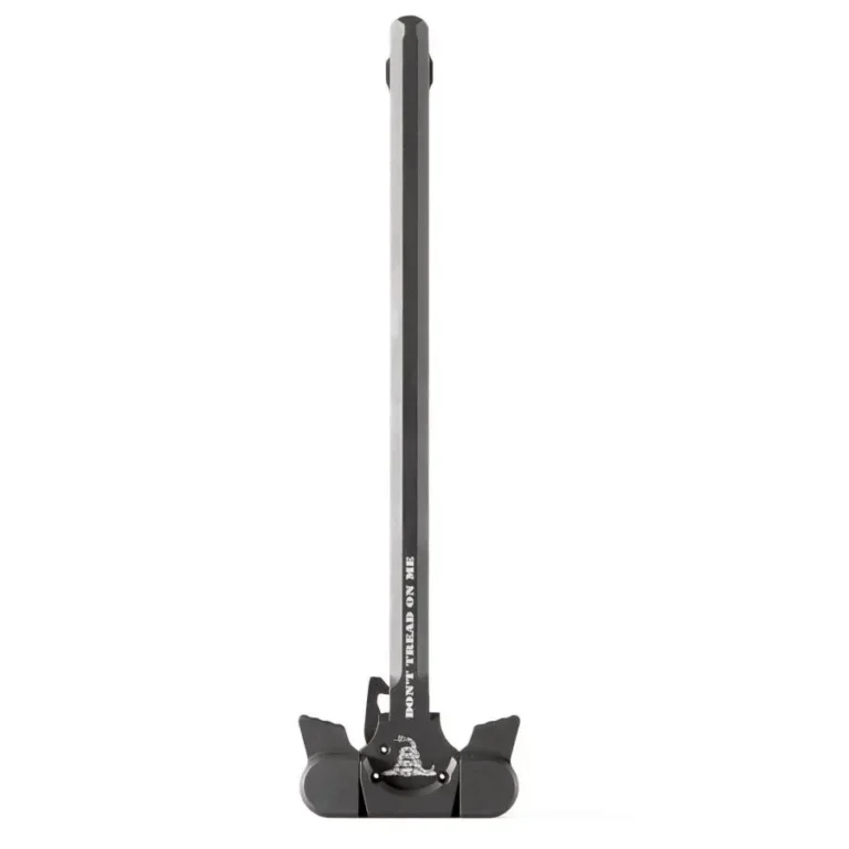 Patriot Ordnance Factory 00783 Rattler Charging Handle  AR-10 Black 7075 Billet