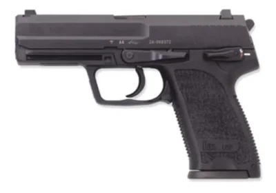 HK 709001LELA5 USP9 *CA/MA Compliant 9mm Luger 4.25″ 10+1 Black Blued Steel Poly