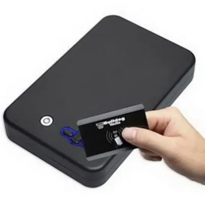 Bulldog BD1135 Personal Vault Digital Gun Safe Electronic RFID 16 Gauge Steel Bl
