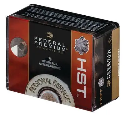 Federal P9HST5S Premium Personal Defense HST Micro 9mm Luger 150 gr HST Jacketed