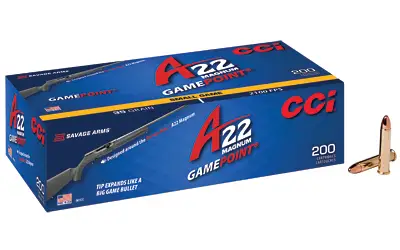 CCI 963CC A22 Magnum GamePoint 22 Mag 35 gr Jacketed Soft Point (JSP) 200 Bx/ 10 CCI 963CC A22 Magnum GamePoint 22 Mag 35 gr Jacketed Soft Point (JSP) 200 Bx/ 10