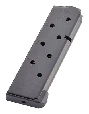 CMC Products 16132C Power Mag 8rd 45 ACP Fits 1911 Officer Black Stainless Steel CMC Products 16132C Power Mag 8rd 45 ACP Fits 1911 Officer Black Stainless Steel