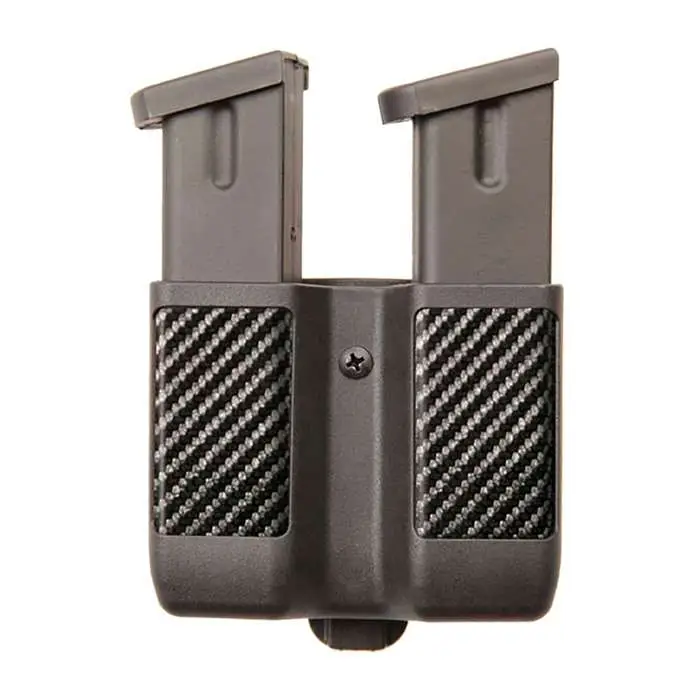 Blackhawk 410610CBK Double 9mm/10mm/40S&W/45ACP Double Stack Carbon Fiber Black Blackhawk 410610CBK Double 9mm/10mm/40S&W/45ACP Double Stack Carbon Fiber Black