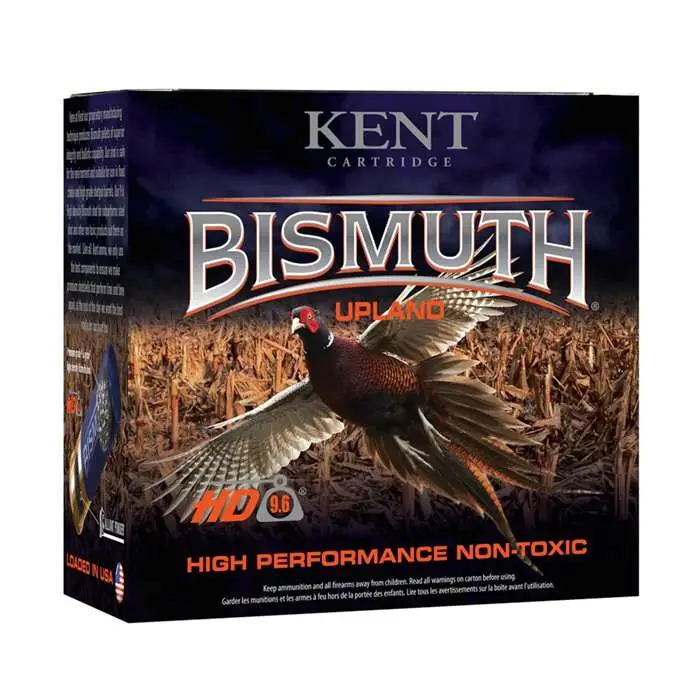 Kent Cartridge B20U285 Bismuth Upland 20 Gauge 2.75″ 1 oz 5 Shot 25 Bx/ 10 Cs