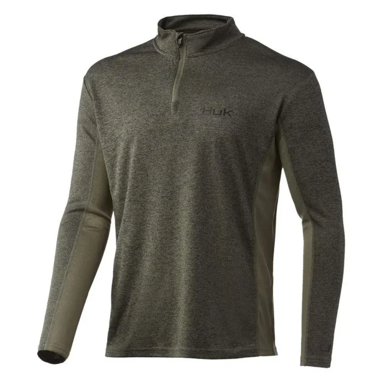 COLDFRONT 1/4 ZIP HEATHER MOSS S