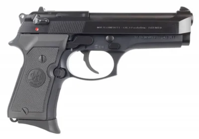 Beretta 92FS Compact 9mm 4.25″ (2) mags