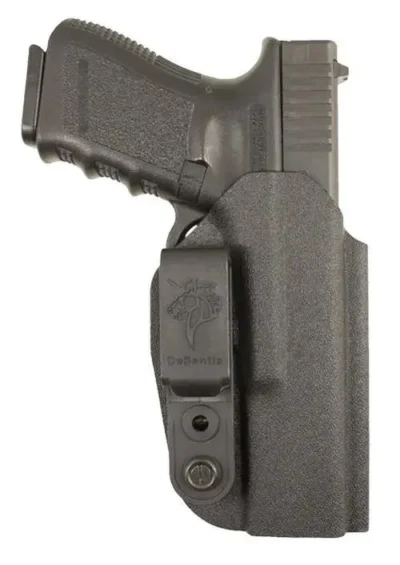 Desantis Gunhide 137KJ8BZO Slim-Tuk  IWB Fits Glock 43 Kydex Black