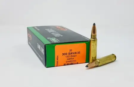 HSM GameKing 300 Savage 150 gr SBT GameKing 20 Rounds Ammo