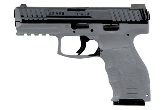HK 700009GYLELA VP9 *MA Compliant 9mm Luger 4.09″ 10+1 Gray Gray Interchangeable HK 700009GYLELA VP9 *MA Compliant 9mm Luger 4.09″ 10+1 Gray Gray Interchangeable