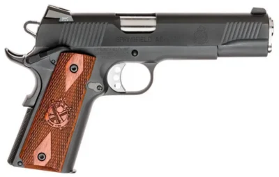 Springfield Armory PX9109L 1911 Loaded 45 ACP 5″ 7+1 Black Parkerized Crossed Ca