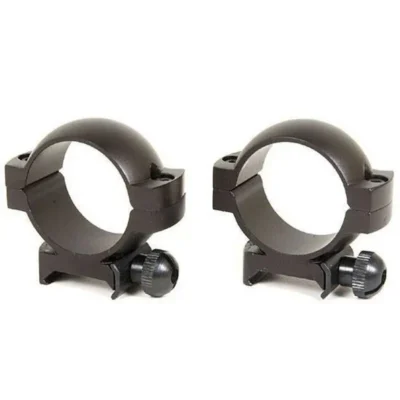Simmons 49168 Weaver Ring Set 1″ Dia Medium Black Matte