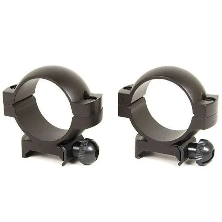 Simmons 49168 Weaver Ring Set 1″ Dia Medium Black Matte