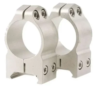 Warne 200S Maxima  1″ Fixed Low Steel Silver