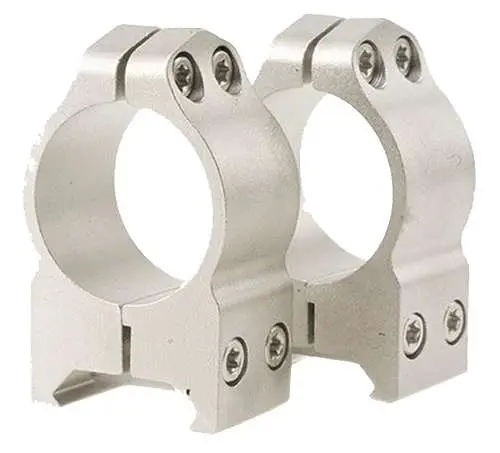 Warne 200S Maxima  1″ Fixed Low Steel Silver