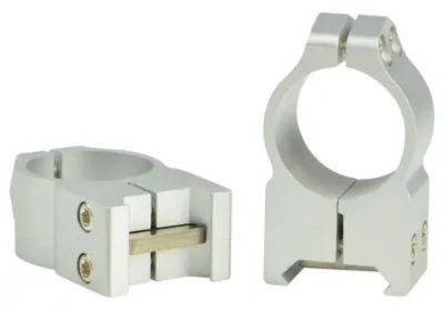 Warne 202S Maxima   1″ Fixed High Steel Silver