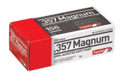 Aguila 1E572821 Pistol  357 Mag 158 gr Semi Jacketed Hollow Point (SJHP) 50 Bx/