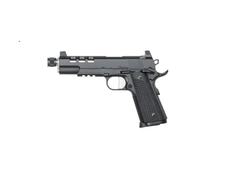 Dan Wesson 01885 Discretion  45 ACP 5.70″ 8+1 Black Black G10 Grip Suppressor Re
