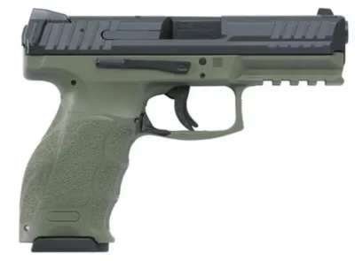 HK 700009GRA5 VP9 *MA Compliant 9mm Luger 4.09″ 10+1 OD Green OD Green Interchan