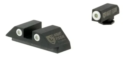 Night Fision GLK001003WGZ Night Sight Set Square fits Glock 17, 17L, 19, 22-28,