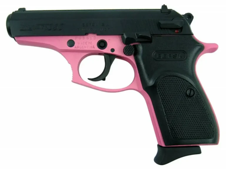 Bersa T380PNK8 Thunder 380 380 ACP 3.50″ 8+1 Pink Cerakote Black Steel Slide Bla
