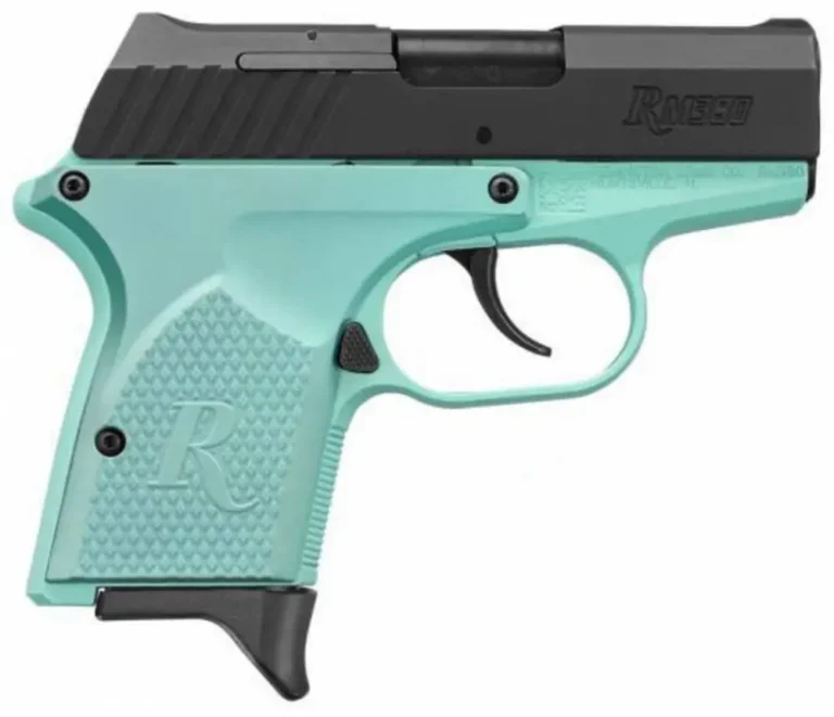 Remington Firearms 96453 RM380 Micro380 ACP 2.90″ 6+1 Light Blue Black Stainless