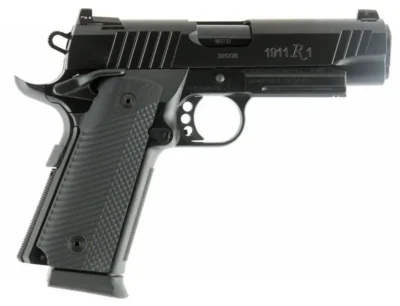 Remington Firearms 96489 1911 R1 Recon Commander 45 ACP 4.25″ 15+1 Black PVD Bla