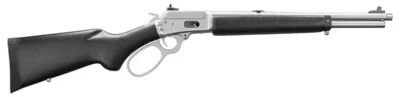 Marlin 70438 1894CST  357 Mag 7+1 16.50″ Stainless Steel Black Hardwood Right Ha