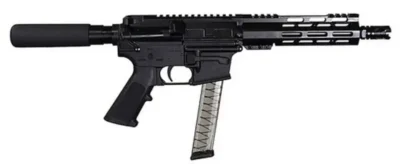 I.O. IO9MM2022 M215 ML-7 9mm Luger 8.50″ 30+1 Black Hard Coat Anodized Black Pol
