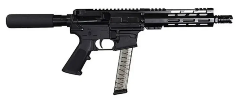 I.O. IO9MM2022 M215 ML-7 9mm Luger 8.50″ 30+1 Black Hard Coat Anodized Black Pol