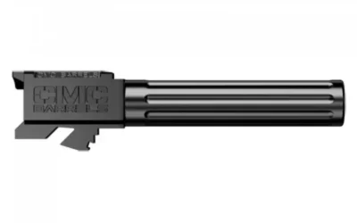 CMC GLOCK 19 FLUTED BBL NONTHREADED DLC BLK HxBN