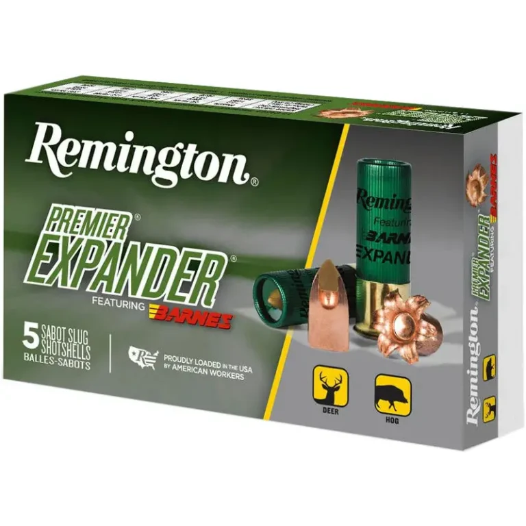 Remington Ammunition PRX12 Premier Expander 12 Gauge 2.75″ 437 GR 5 Bx/ 20 Cs