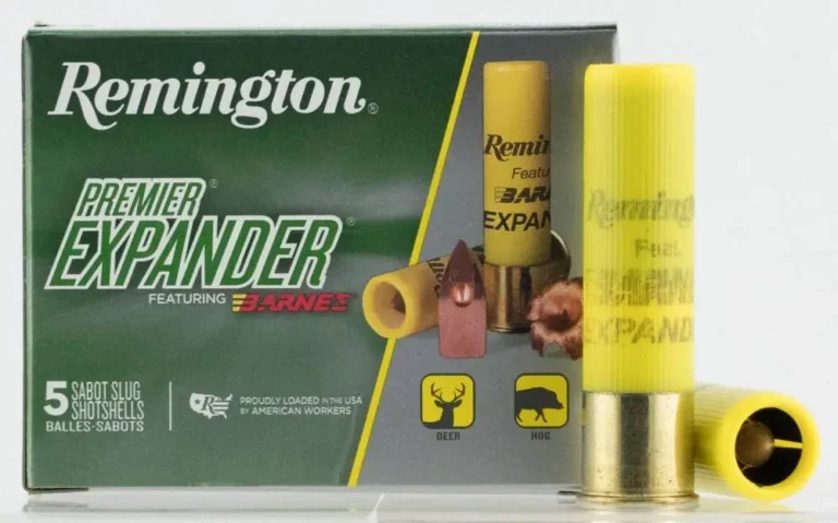 Remington Ammunition PRX20M Premier Expander 20 Gauge 3″ 250 GR 5 Bx/ 20 Cs