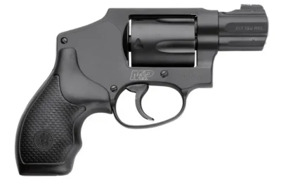 Smith & Wesson 163072 M&P 340  357 Mag 5 Round 1.88″ Black Black Scandium Alloy