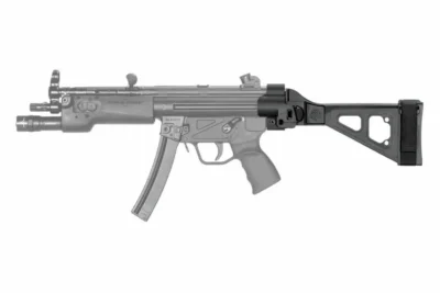 SB Tactical SBT5A01SB SBT5A Pistol Stabilizing Brace Side Folding Black Fits HK