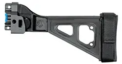 SB Tactical SBT5KA01SB HK Brace SBT5KA Side Folding Black Fits HK MP5K/SP89 Clon