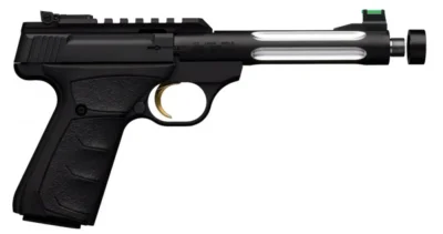 Browning 051536490 Buck Mark Plus Lite 22 LR 6″ 10+1 Black Black Aluminum Alloy