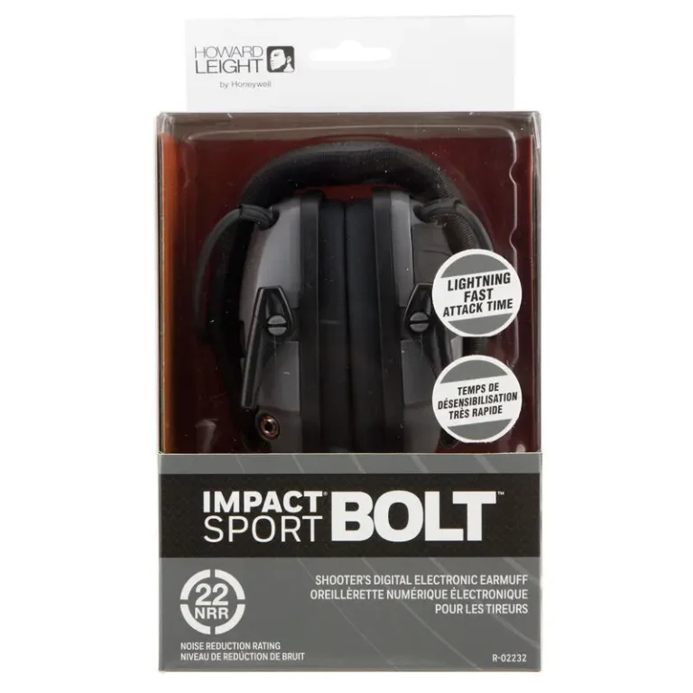 Howard Leight R02232 Impact Sport Earmuff 22 dB Gray Howard Leight R02232 Impact Sport Earmuff 22 dB Gray