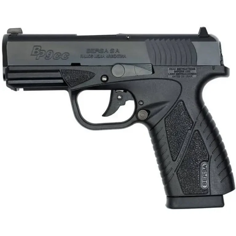 Bersa BP9MCC BPCC Concealed Carry 9mm Luger 3.30″ 8+1 Black Polymer Grip