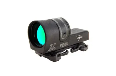 Trijicon 800038 Reflex  with Flattop Mount 1x 42mm Obj 6.5 MOA Illuminated Amber