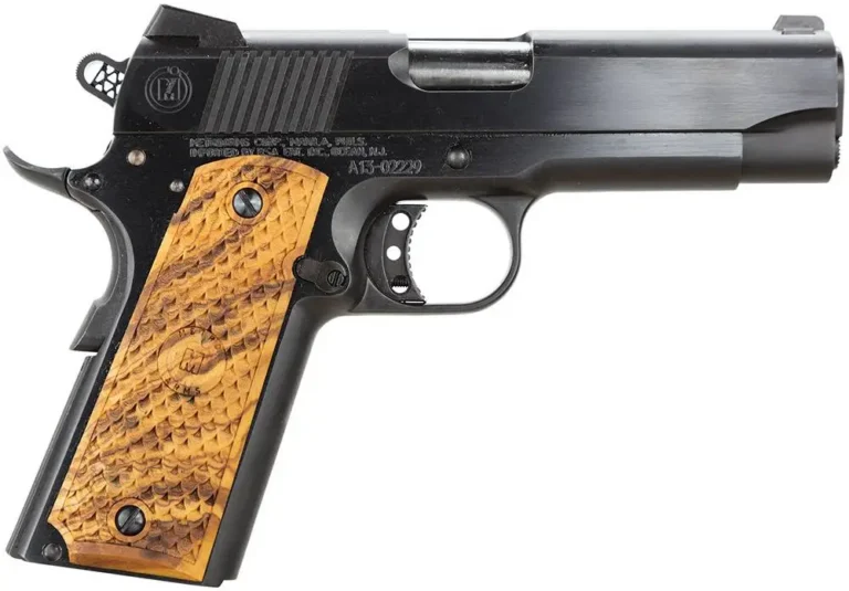 American Classic ACC45B 1911 Commander 45 ACP 4.25″ 8+1 Blued Hardwood w/MAC Log American Classic ACC45B 1911 Commander 45 ACP 4.25″ 8+1 Blued Hardwood w/MAC Log