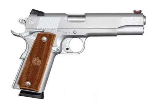 American Classic ACT45C 1911 Trophy 45 ACP 5″ 8+1 Chrome Hard Hardwood w/MAC Log American Classic ACT45C 1911 Trophy 45 ACP 5″ 8+1 Chrome Hard Hardwood w/MAC Log