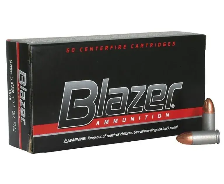 CCI 3578 Blazer 9mm Luger 124 gr Full Metal Jacket (FMJ) 50 Bx/ 20 Cs CCI 3578 Blazer 9mm Luger 124 gr Full Metal Jacket (FMJ) 50 Bx/ 20 Cs
