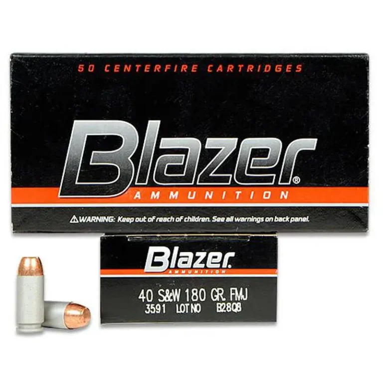 CCI 3591 Blazer 40 S&W 180 gr Full Metal Jacket (FMJ) 50 Bx/ 20 Cs CCI 3591 Blazer 40 S&W 180 gr Full Metal Jacket (FMJ) 50 Bx/ 20 Cs