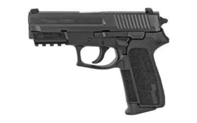 Sig Sauer E20229B SP2022 Full Size 9mm Luger 3.90″ 15+1 Black Black Polymer Grip