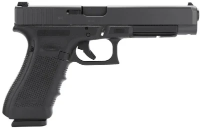 Glock PG3530103 G35 Gen 4 40 S&W 5.31″ 15+1 Black Black Interchangeable Backstra