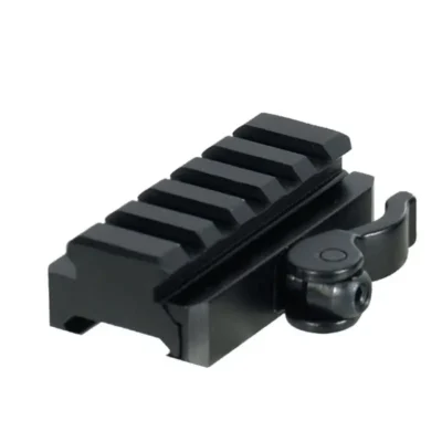 UTG Pro MNT-RSQD605 QD Lever Mount Adaptor and Riser 1-Piece 5 Slot Black Matte