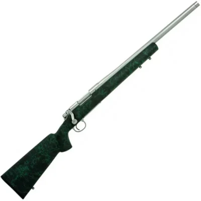 Remington Firearms 85508 700 5-R Bolt 300 Win Mag 24″ 3+1 Black w/Green Webbing