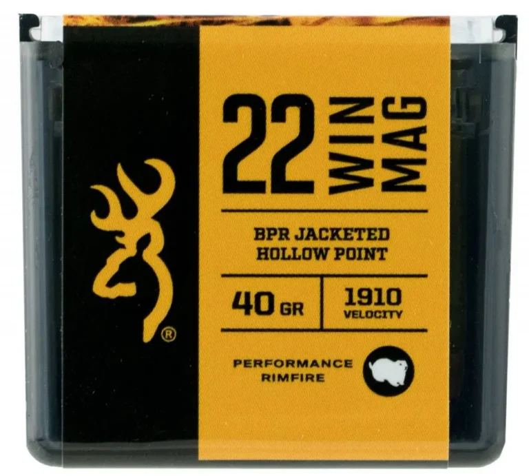 Browning Ammo B195122050 BPR  22 Mag 40 gr Jacketed Hollow Point (JHP) 50 Bx/ 20