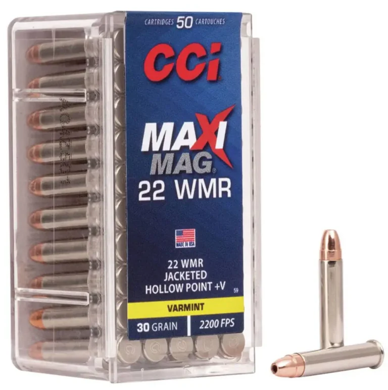 CCI 0059 Varmint Maxi-Mag 22 Mag 30 gr Jacketed Hollow Point (JHP) 50 Bx/ 40 Cs CCI 0059 Varmint Maxi-Mag 22 Mag 30 gr Jacketed Hollow Point (JHP) 50 Bx/ 40 Cs