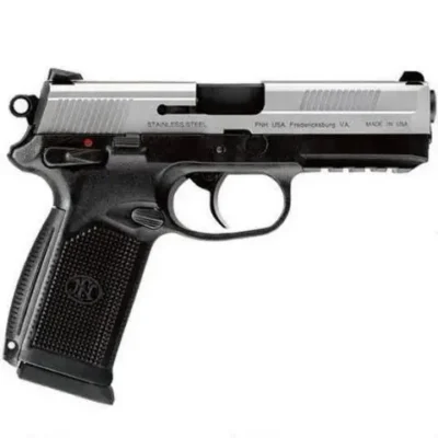 FN 66962 FNX  45 ACP 4.50″ 15+1 Black Stainless Steel Black Interchangeable Back